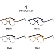 Load image into Gallery viewer, Men Titanium Glasses Frame Square Japan   Myopia Optical Prescription Acetate Eyeglasses Retro Small  Eyewear