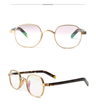 Load image into Gallery viewer, Men Titanium Glasses Frame Square Women Retro Luxury Prescription Myopia Optical Acetate Eyeglasses Vintage Small Japan Eyewear
