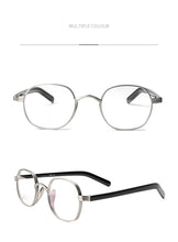 Load image into Gallery viewer, Men Titanium Glasses Frame Square Women Retro Luxury Prescription Myopia Optical Acetate Eyeglasses Vintage Small Japan Eyewear