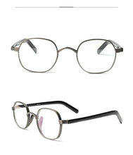 Load image into Gallery viewer, Men Titanium Glasses Frame Square Women Retro Luxury Prescription Myopia Optical Acetate Eyeglasses Vintage Small Japan Eyewear