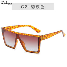Load image into Gallery viewer, Men Women Brand Designer Square Shades NEW 8 Colors Flat Top Sunglasses Gradient Sun Glasses Men Cool One Piece UV400 Mirror