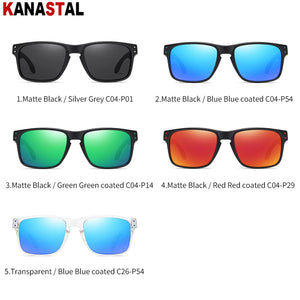 Men Women Polarized Sunglasses UV400 Classic Colorful Sun Glasses Square Eyeglasses Frame Bike Travel Shade Anti Glare Eyewear