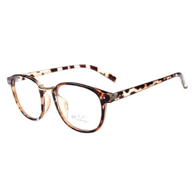 Men Women Square Full Frame Glasses Eyewear Plastic Retro Black Brown Spectacle GP22