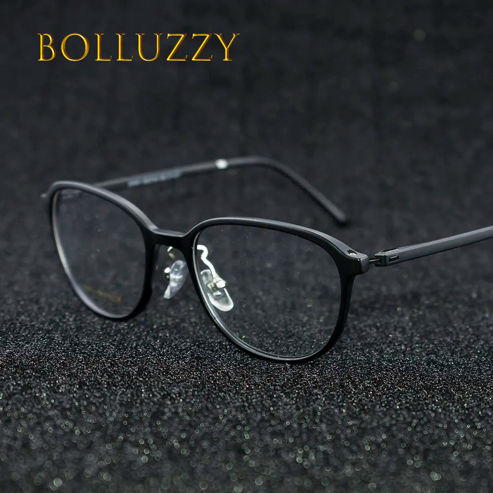 Men Women's Degree Eyeglasses Frame Cat Eye Golden Eyeglasses Frame for Men Women Ultem PEI Ultra Light Eye Wear for Men Women