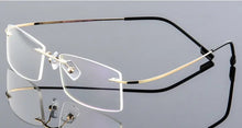 Load image into Gallery viewer, Men rimless Optical frame women Titanium Alloy eyeglasses frame Myopia Prescription glasses frames 9 colors