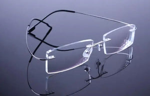 Men rimless Optical frame women Titanium Alloy eyeglasses frame Myopia Prescription glasses frames 9 colors