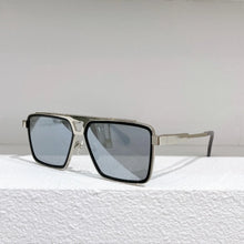Carica l&#39;immagine nel visualizzatore di Gallery, Men&#39;s Alloy Square Sunglasses Large Sunglasses UV Protection Black Sunglasses Brand Designer Z1585U
