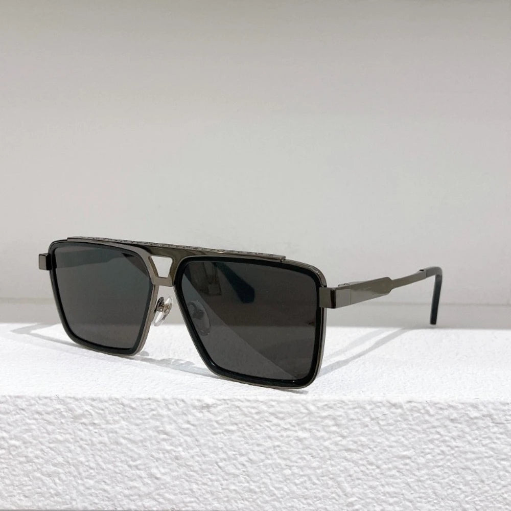 Men's Alloy Square Sunglasses Large Sunglasses UV Protection