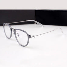 Load image into Gallery viewer, Men&#39;s Glasses Fashion Women&#39;s Myopia Glasses Frame High Grade Plate Oval Frame Ultra Light Pure Titanium Leg Korean MB0155O