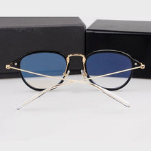 Load image into Gallery viewer, Men&#39;s Glasses Fashion Women&#39;s Myopia Glasses Frame High Grade Plate Oval Frame Ultra Light Pure Titanium Leg Korean MB0155O