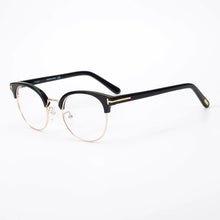 Load image into Gallery viewer, Men&#39;s Glasses Frame Women&#39;s Optical Glasses Frame Eyebrow Line Oval Shape Ultra Light Titanium Acetate Presbyopic Glasses TF5448