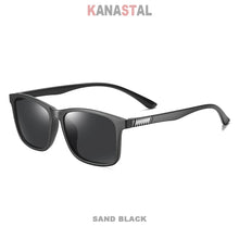 Load image into Gallery viewer, Men&#39;s Polarized Sunglasses UV400 TR90 Square Eyeglasses Frames Eyewear Driving Outdoor Sports Traveling Male Sun Glasses Retro
