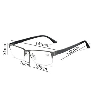 Men's Reading Glasses For Sight Men Farsighted Spectacles Brillen Man Spectacle Frames with Diopters +1 +1.5 +2 +2.5 +3 +3.5 +4