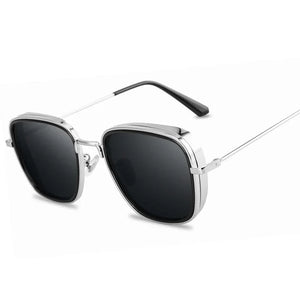 Men's Steam Punk Sunglasses Gafas De Sol Men's Driving Metal Sun Glasses Fishing Travel Eyewear