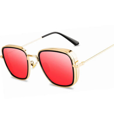Men's Steam Punk Sunglasses Gafas De Sol Men's Driving Metal Sun Glasses Fishing Travel Eyewear