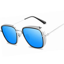 Load image into Gallery viewer, Men&#39;s Steam Punk Sunglasses Gafas De Sol Men&#39;s Driving Metal Sun Glasses Fishing Travel Eyewear
