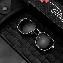 Load image into Gallery viewer, Men&#39;s Steam Punk Sunglasses Gafas De Sol Men&#39;s Driving Metal Sun Glasses Fishing Travel Eyewear