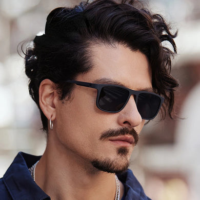 Men's Sunglasses Sun Protection Uv Protection  Retro Rectangular Polarized Sunglasses Cycling Commute Driving Glasses