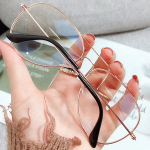 Metal Frame New Frog mirror Finished Myopia Glasses Women Men Nearsighted Eyewear Anti blue light Glasses Diopters +1.0 To+6.0