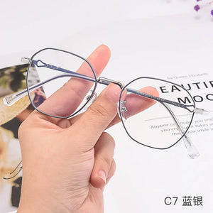 Metal Spectacle Beauty Eye Glasses For Women Men Polygonal Myopia Optical Frame Eyeglasses Oculos De Grau Gozluk Brillen Gafas