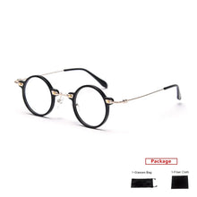 Load image into Gallery viewer, Mimiyou Acetate Round Eyewear Frame Women Vintage Retro Men Computer Optical Glasses Myopia Eyeglasses Frame Brand Design oculos
