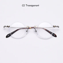 Load image into Gallery viewer, Mimiyou Acetate Round Eyewear Frame Women Vintage Retro Men Computer Optical Glasses Myopia Eyeglasses Frame Brand Design oculos