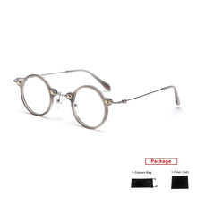 Load image into Gallery viewer, Mimiyou Acetate Round Eyewear Frame Women Vintage Retro Men Computer Optical Glasses Myopia Eyeglasses Frame Brand Design oculos