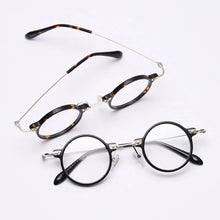 Load image into Gallery viewer, Mimiyou Acetate Round Eyewear Frame Women Vintage Retro Men Computer Optical Glasses Myopia Eyeglasses Frame Brand Design oculos