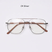 Load image into Gallery viewer, Mimiyou Alloy Pilot Glasses Frame Women Eyewear Retro Men Computer Optical Glasses Myopia Eyeglasses Frame Brand Design oculos