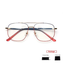 Load image into Gallery viewer, Mimiyou Alloy Pilot Glasses Frame Women Eyewear Retro Men Computer Optical Glasses Myopia Eyeglasses Frame Brand Design oculos