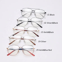 Load image into Gallery viewer, Mimiyou Alloy Pilot Glasses Frame Women Eyewear Retro Men Computer Optical Glasses Myopia Eyeglasses Frame Brand Design oculos
