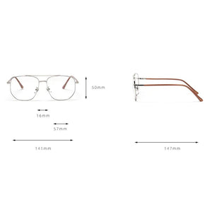 Mimiyou Alloy Pilot Glasses Frame Women Eyewear Retro Men Computer Optical Glasses Myopia Eyeglasses Frame Brand Design oculos