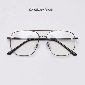 Mimiyou Alloy Pilot Glasses Frame Women Eyewear Retro Men Computer Optical Glasses Myopia Eyeglasses Frame Brand Design oculos