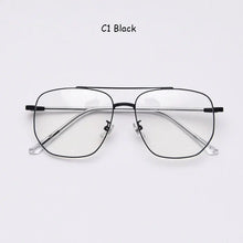 Load image into Gallery viewer, Mimiyou Alloy Pilot Glasses Frame Women Eyewear Retro Men Computer Optical Glasses Myopia Eyeglasses Frame Brand Design oculos