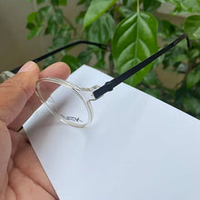 Load image into Gallery viewer, Minimalistic Architectural Custom Designs Clear Crystal Acetate Glasses Frames Round Myopia/Reading/Progressive Unisex