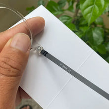 Load image into Gallery viewer, Minimalistic Architectural Custom Designs Clear Crystal Acetate Glasses Frames Round Myopia/Reading/Progressive Unisex