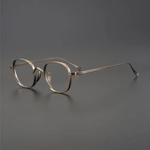 Load image into Gallery viewer, Moyssen Brand Design Retro Handmade Pure Titanium Eyeglasses Men Optical Prescription Glasses Frame Women Round Lenses Eyewear