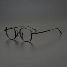 Load image into Gallery viewer, Moyssen Brand Design Retro Handmade Pure Titanium Eyeglasses Men Optical Prescription Glasses Frame Women Round Lenses Eyewear