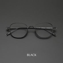 Load image into Gallery viewer, Moyssen Brand Design Retro Handmade Pure Titanium Eyeglasses Men Optical Prescription Glasses Frame Women Round Lenses Eyewear