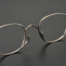 Load image into Gallery viewer, Moyssen Brand Design Retro Handmade Pure Titanium Eyeglasses Men Optical Prescription Glasses Frame Women Round Lenses Eyewear