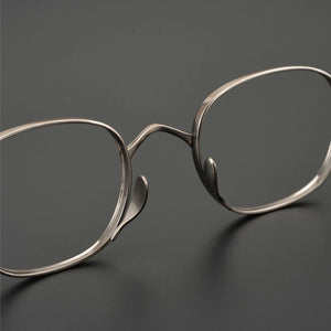 Moyssen Brand Design Retro Handmade Pure Titanium Eyeglasses Men Optical Prescription Glasses Frame Women Round Lenses Eyewear