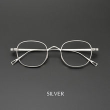 Load image into Gallery viewer, Moyssen Brand Design Retro Handmade Pure Titanium Eyeglasses Men Optical Prescription Glasses Frame Women Round Lenses Eyewear