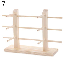 Load image into Gallery viewer, Multi Layers Wood Sunglass Display Racks Shelf Eyeglasses Show Stand Jewelry Holder For Multi Pairs Glasses Showcase Women