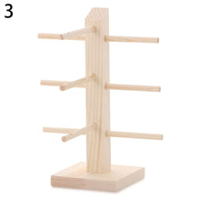 Load image into Gallery viewer, Multi Layers Wood Sunglass Display Racks Shelf Eyeglasses Show Stand Jewelry Holder For Multi Pairs Glasses Showcase Women