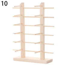 Load image into Gallery viewer, Multi Layers Wood Sunglass Display Racks Shelf Eyeglasses Show Stand Jewelry Holder For Multi Pairs Glasses Showcase Women