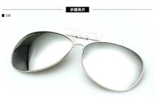 Load image into Gallery viewer, Multicolor Film Polarized Men&#39;s Sunglasses Large Frame Can Be Turned On Sun Glasses Clip Driving Glass Night Vision Clip 1062