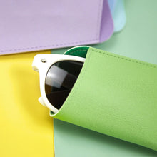 Load image into Gallery viewer, Multifunctional Small Fresh Glasses Case Pu Leather Sunglasses Case Simplicity Summer New Style Candy Color Oblique Mouth Bag