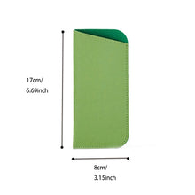 Load image into Gallery viewer, Multifunctional Small Fresh Glasses Case Pu Leather Sunglasses Case Simplicity Summer New Style Candy Color Oblique Mouth Bag