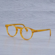 Load image into Gallery viewer, Myopia Glasses Women  Acetate Glasses Frame Men  Round Transparent Glasses Gregory Peck Prescription Glasses Men Eye Glasses