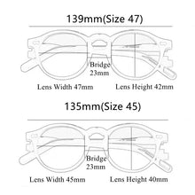 Load image into Gallery viewer, Myopia Glasses Women  Acetate Glasses Frame Men  Round Transparent Glasses Gregory Peck Prescription Glasses Men Eye Glasses